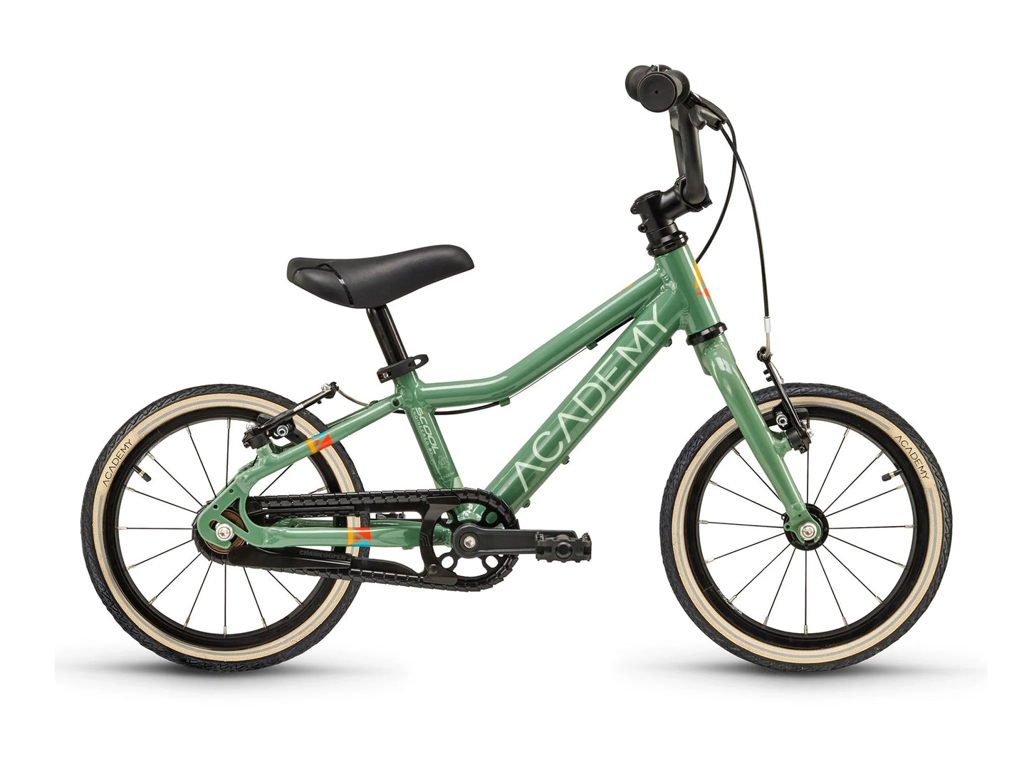 Kinderfahrrad 14 Zoll Academy Grade 2 Grün