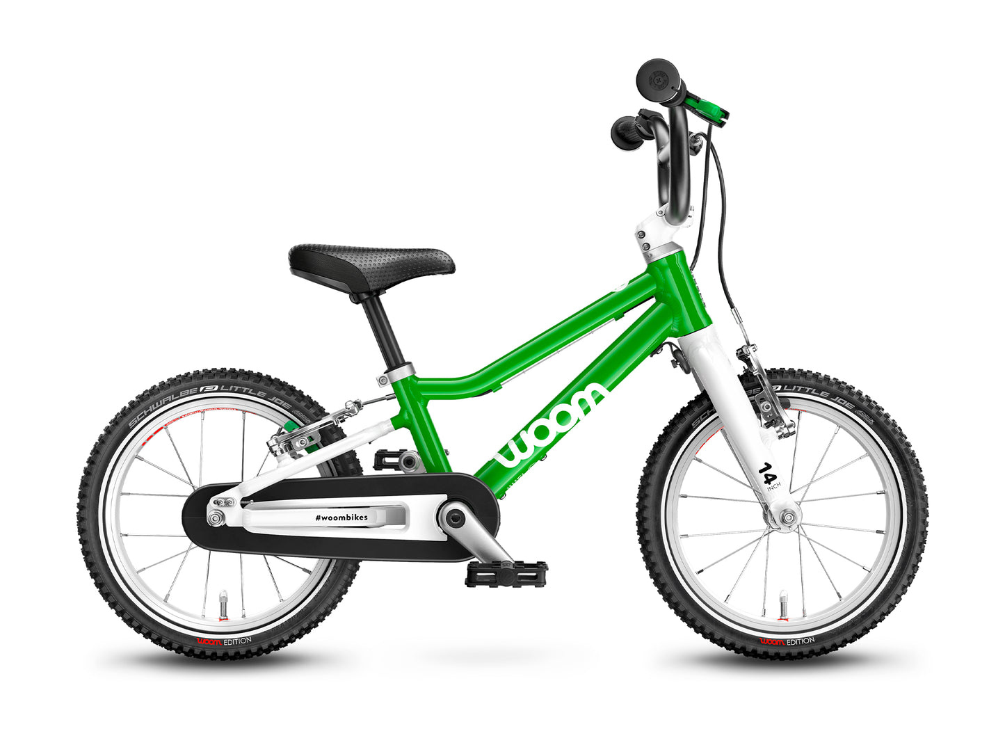 Kinderfahrrad 14 Zoll Woom 2 Grün
