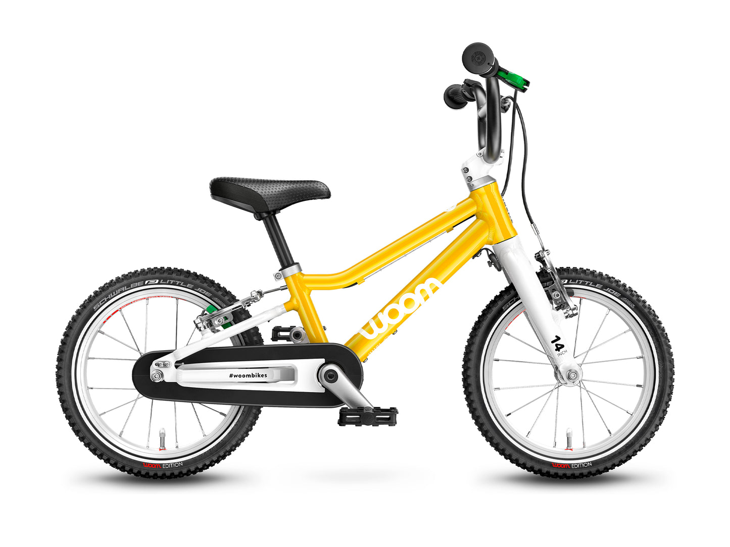 Kinderfahrrad 14 Zoll Woom 2 Gelb