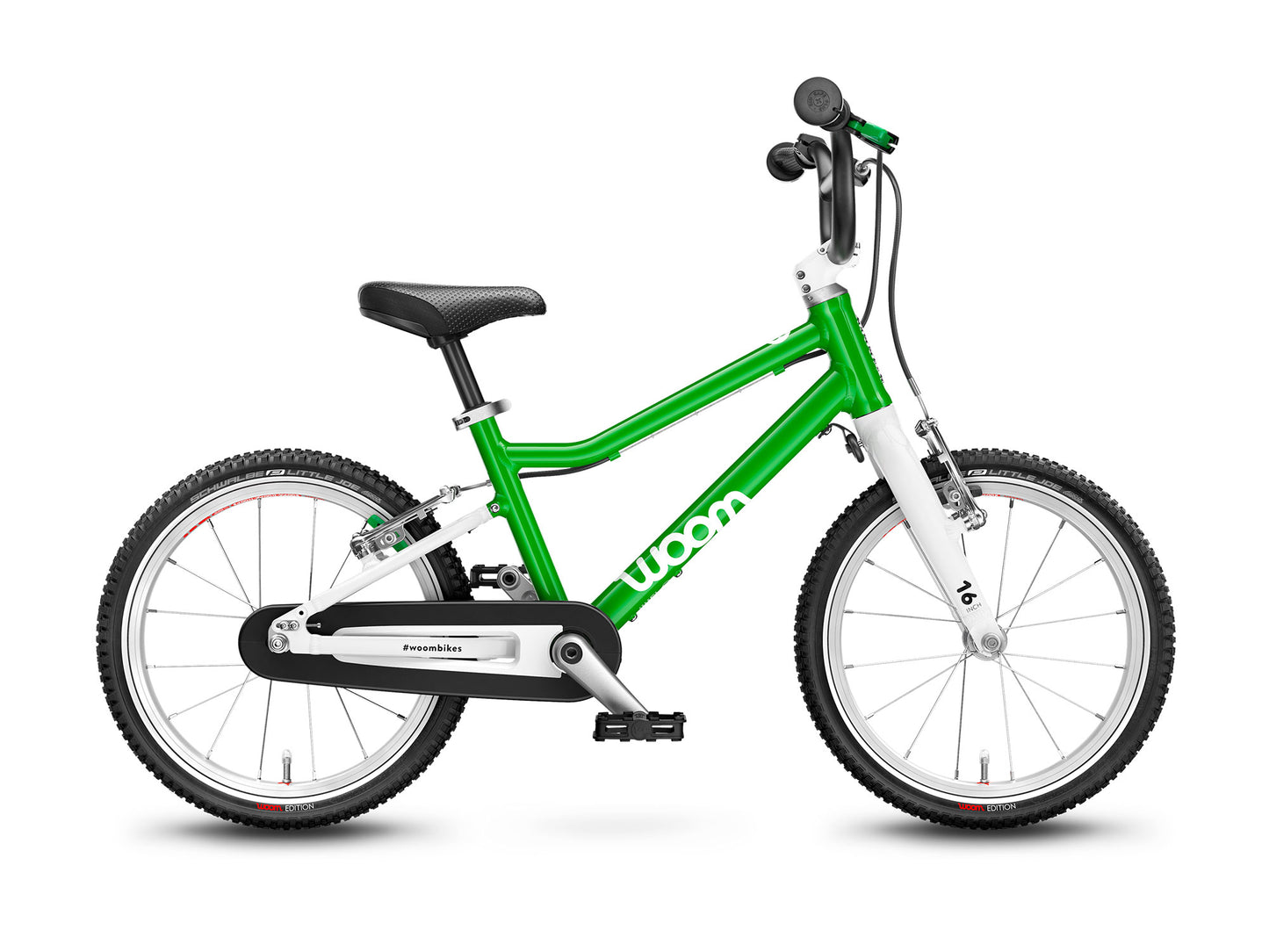 Kinderfahrrad 16 Zoll Woom 3 Grün