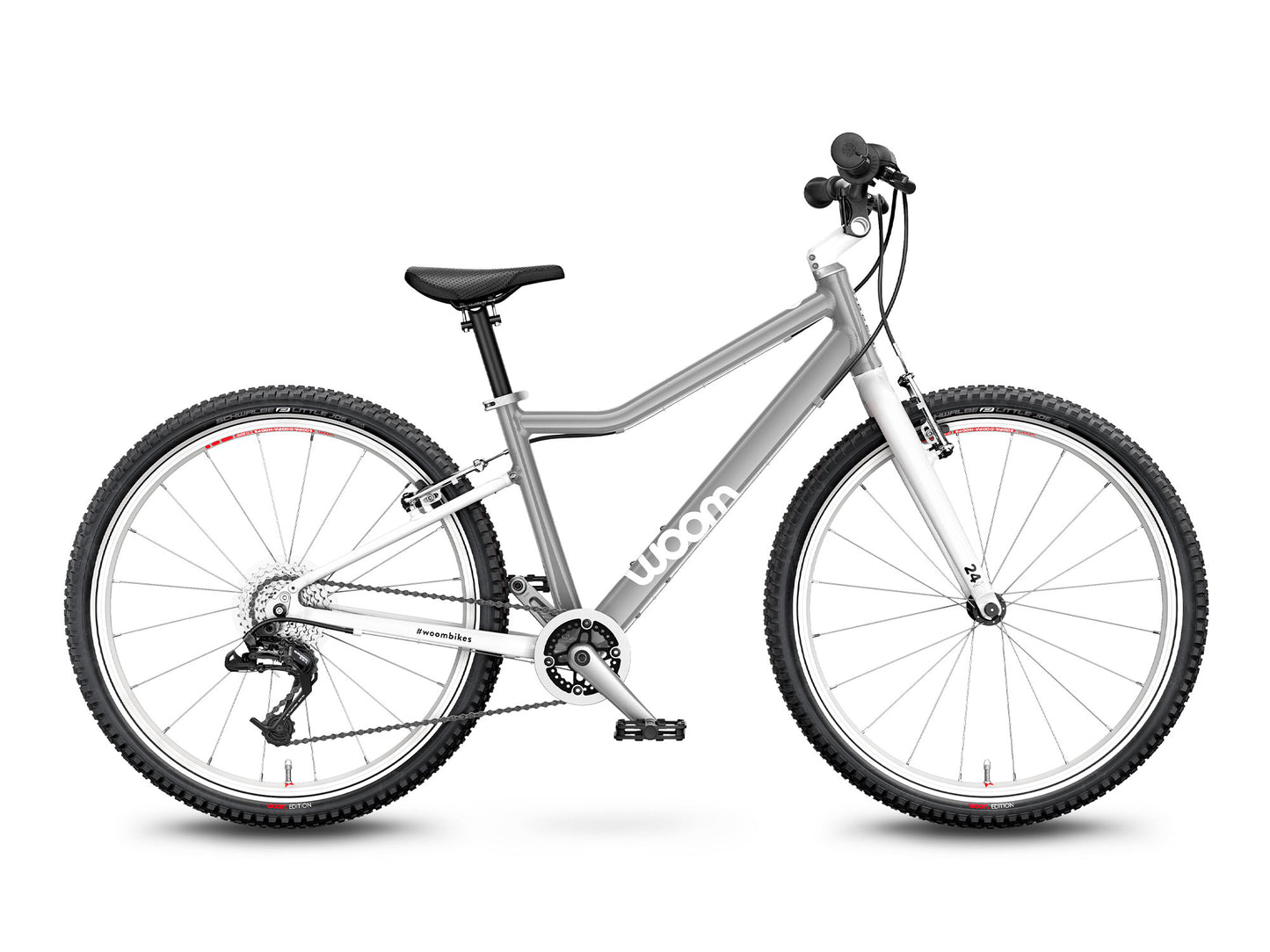 Kinderfahrrad 24 Zoll Woom 5 Grau