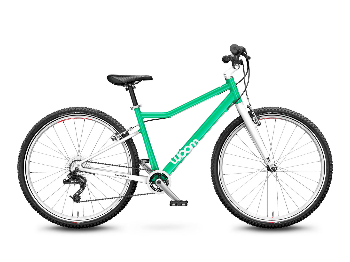 Kinderfahrrad 26 Zoll Woom 6 Grün