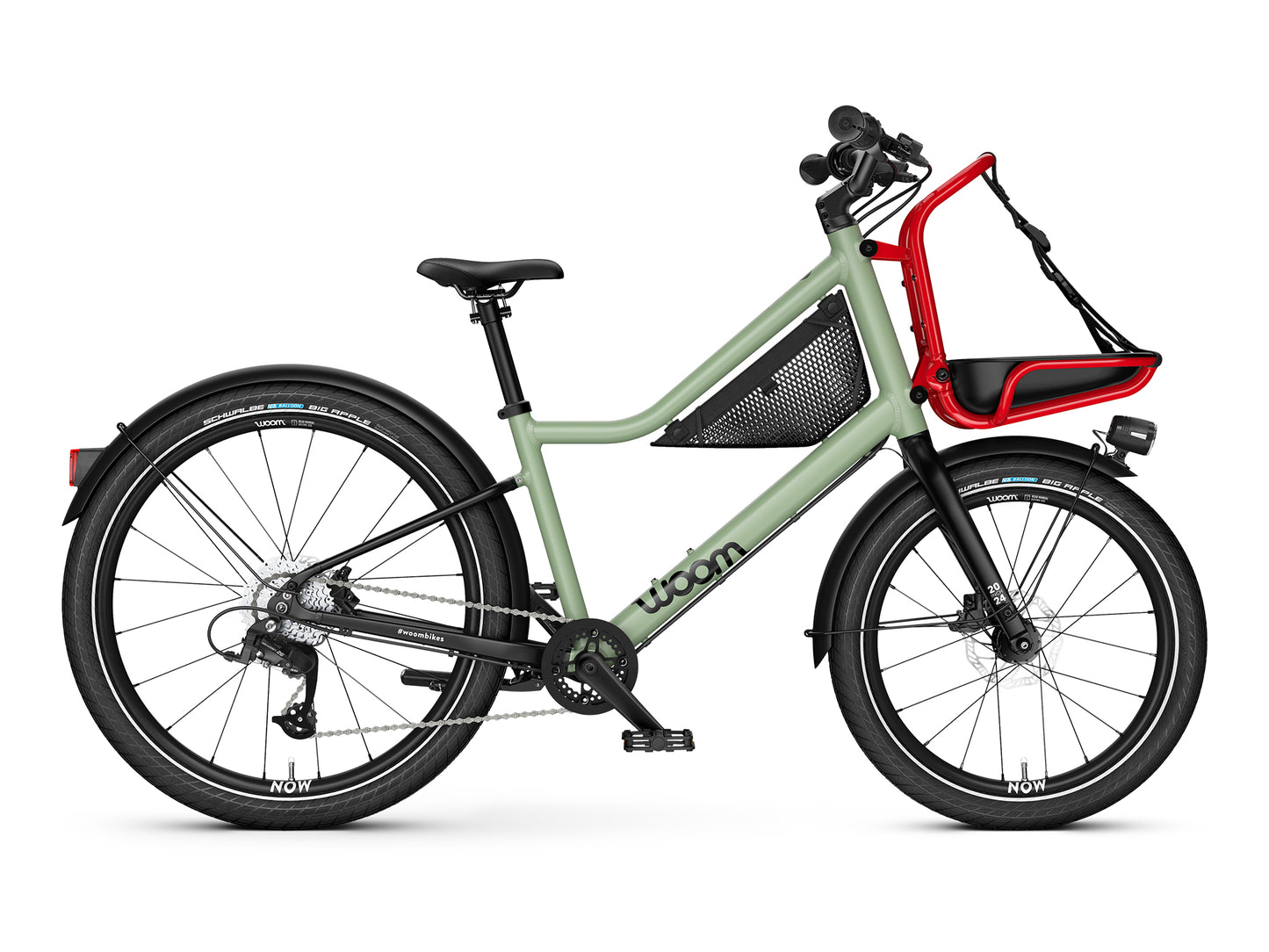 Woom Now 5 Kinderfahrrad 24 Zoll grün