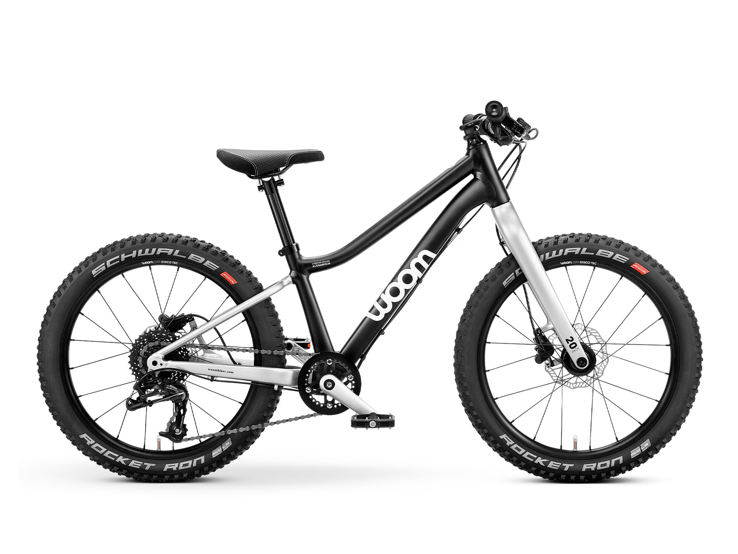Schwarzes Woom Off 4 Kinderfahrrad 20 Zoll