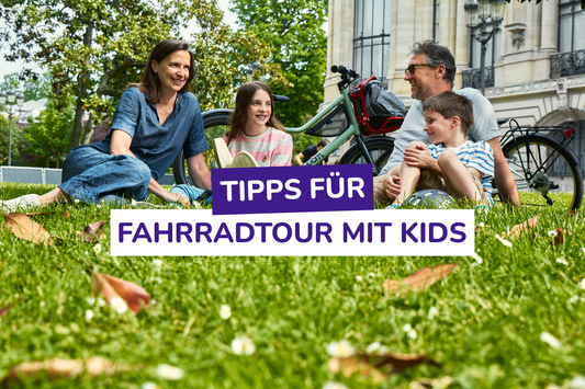 Familie mit Woom Kinderfahrrädern