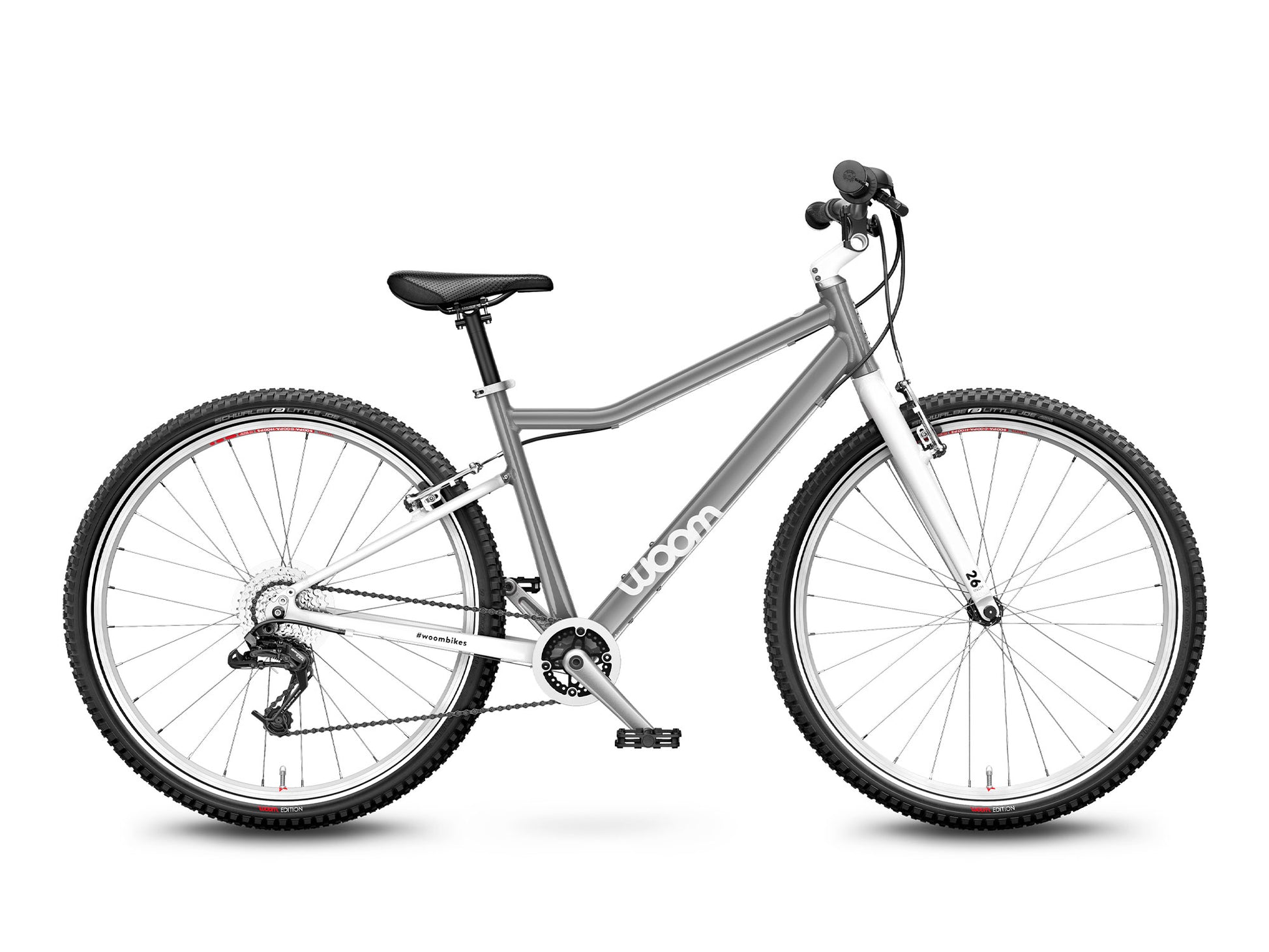 Leichtes Kinderfahrrad  26 Zoll Woom 6 Grau